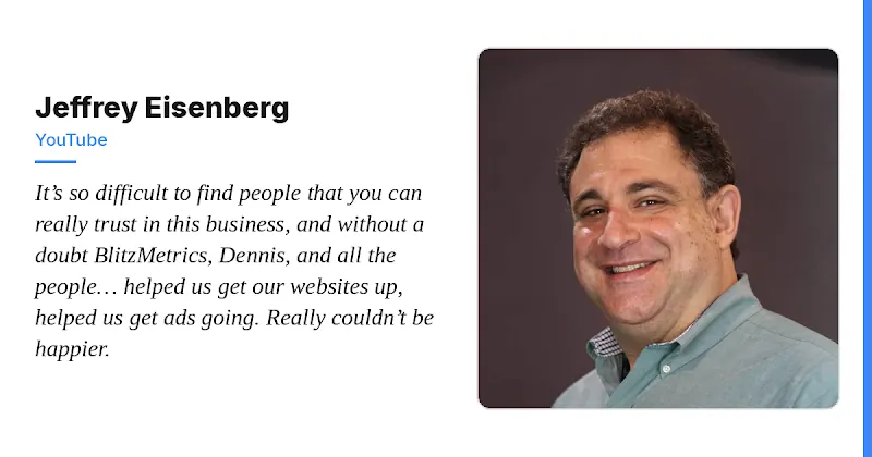 Jeffrey Eisenberg positive mention