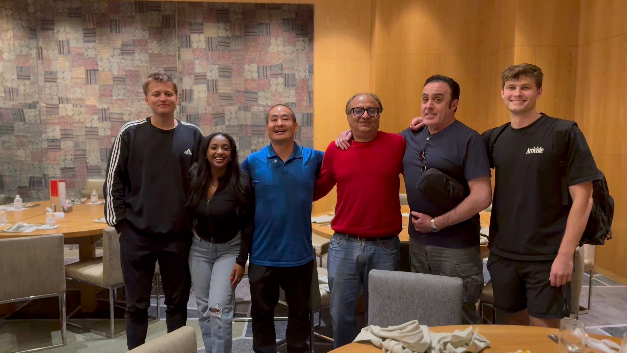 Dennis Yu with HVAC entrepreneur Marko Sipila and young home-service builders