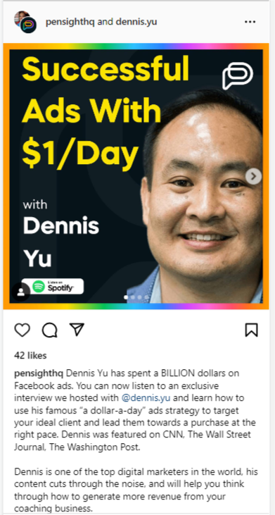 Positive mention