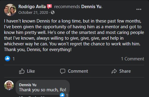 Positive mention